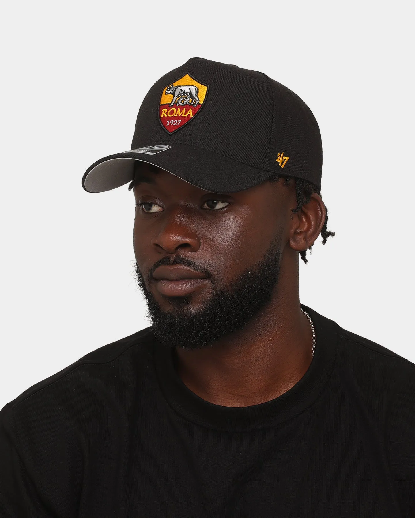 47 Brand AS Roma Replica 47 MVP DT Snapback Black