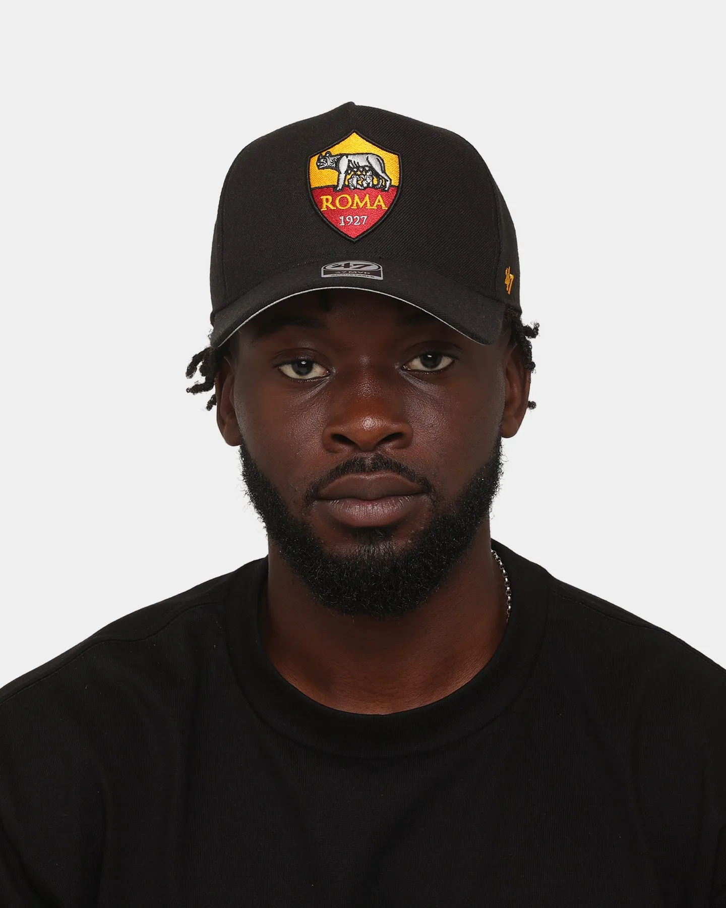 47 Brand AS Roma Replica 47 MVP DT Snapback Black