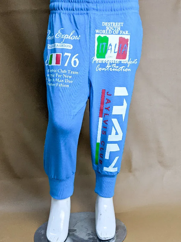 4Yrs - 9Yrs Italy Light Blue Trouser For Boys BT25