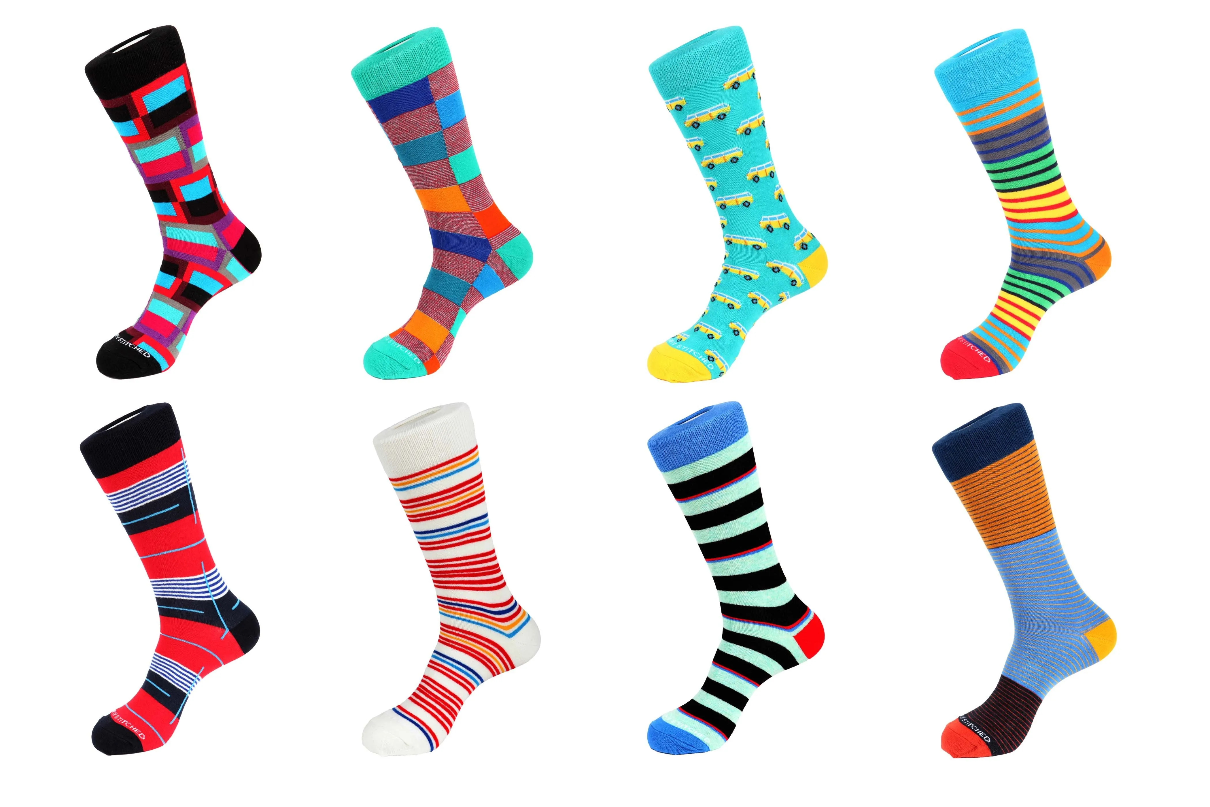 8 Pair Combo Pack Socks