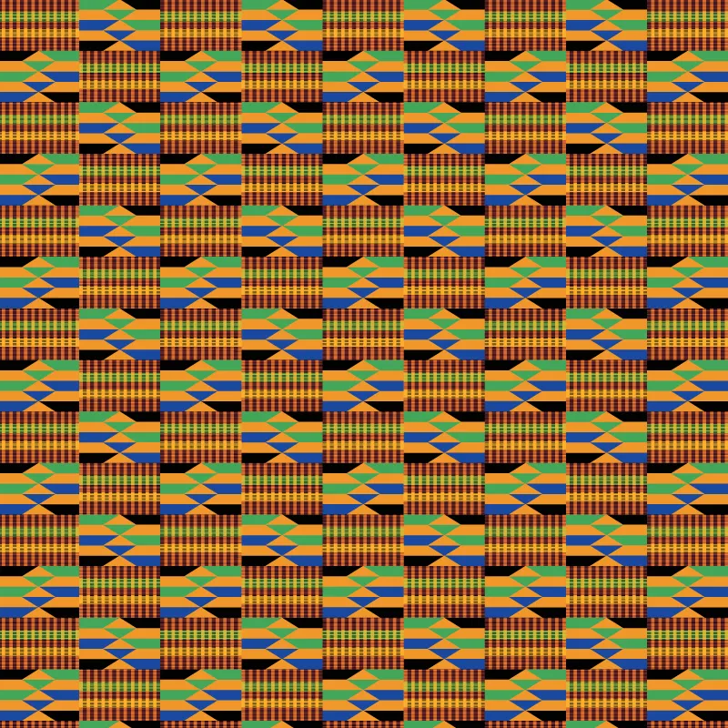 African Kente Cloth Patterned Heat Transfer Vinyl (HTV)