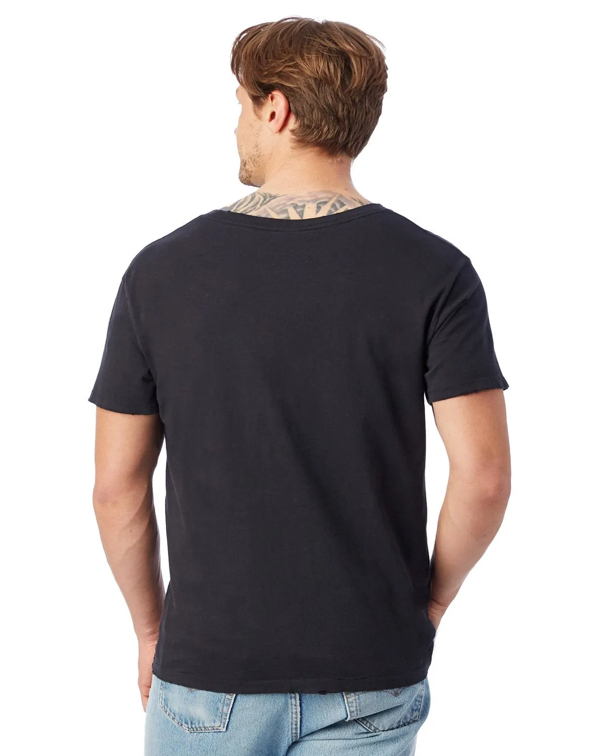 Alternative 04850C1 Men's Heritage Garment-Dyed Distressed T-Shirt