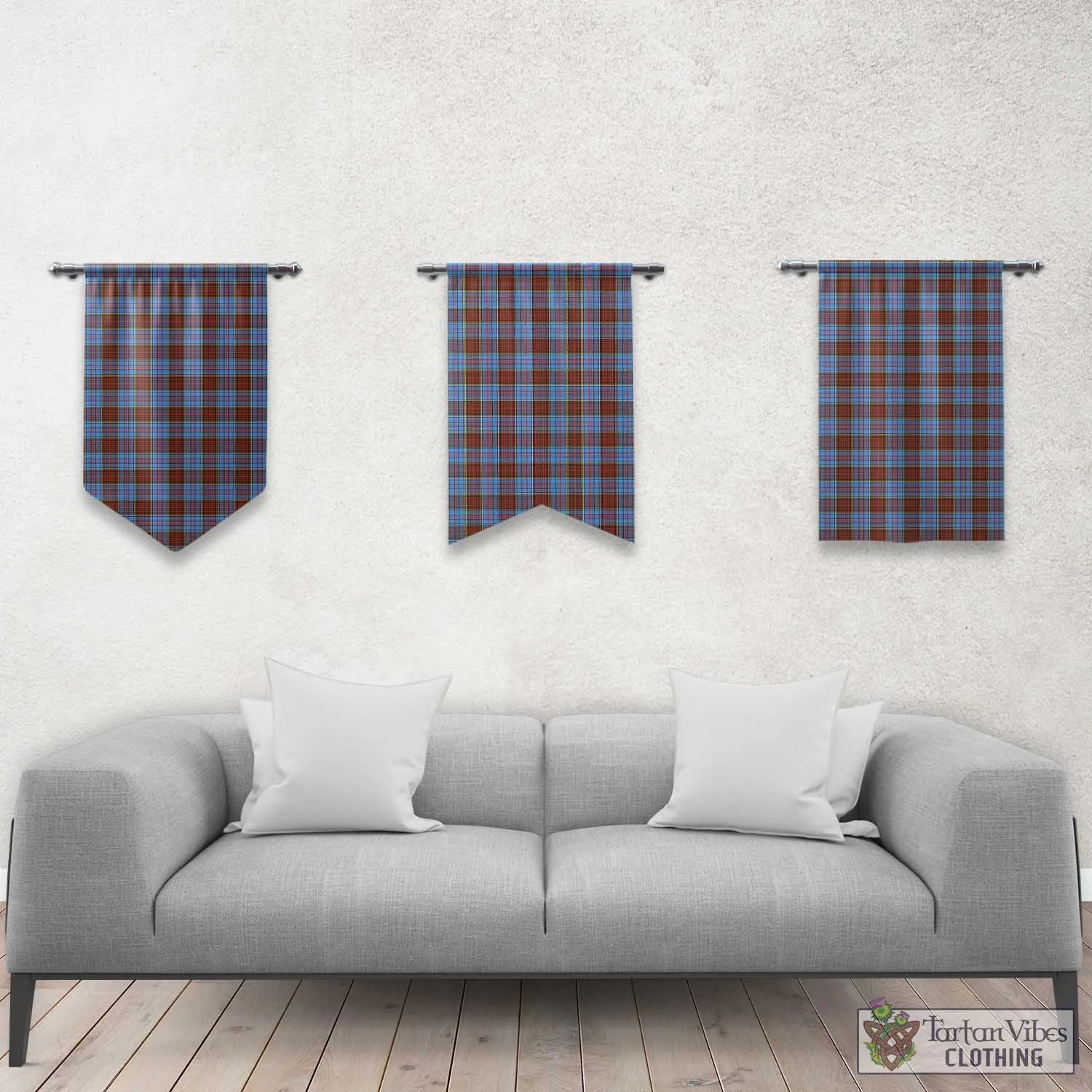 Anderson Modern Tartan Gonfalon, Tartan Banner