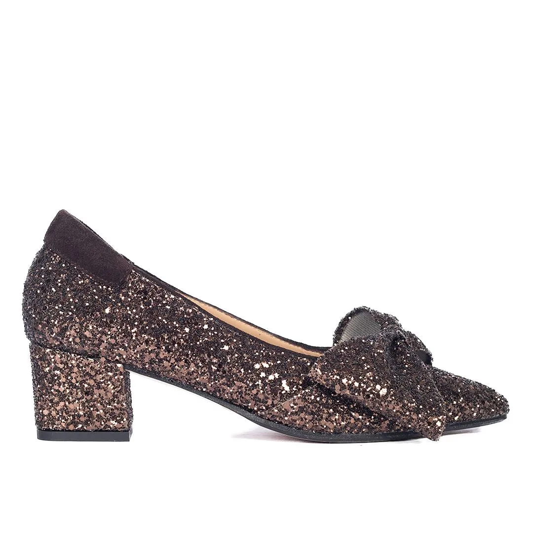 Angulus - 1550-104 - 2487/2193 Brown Glitter/Dark Brown