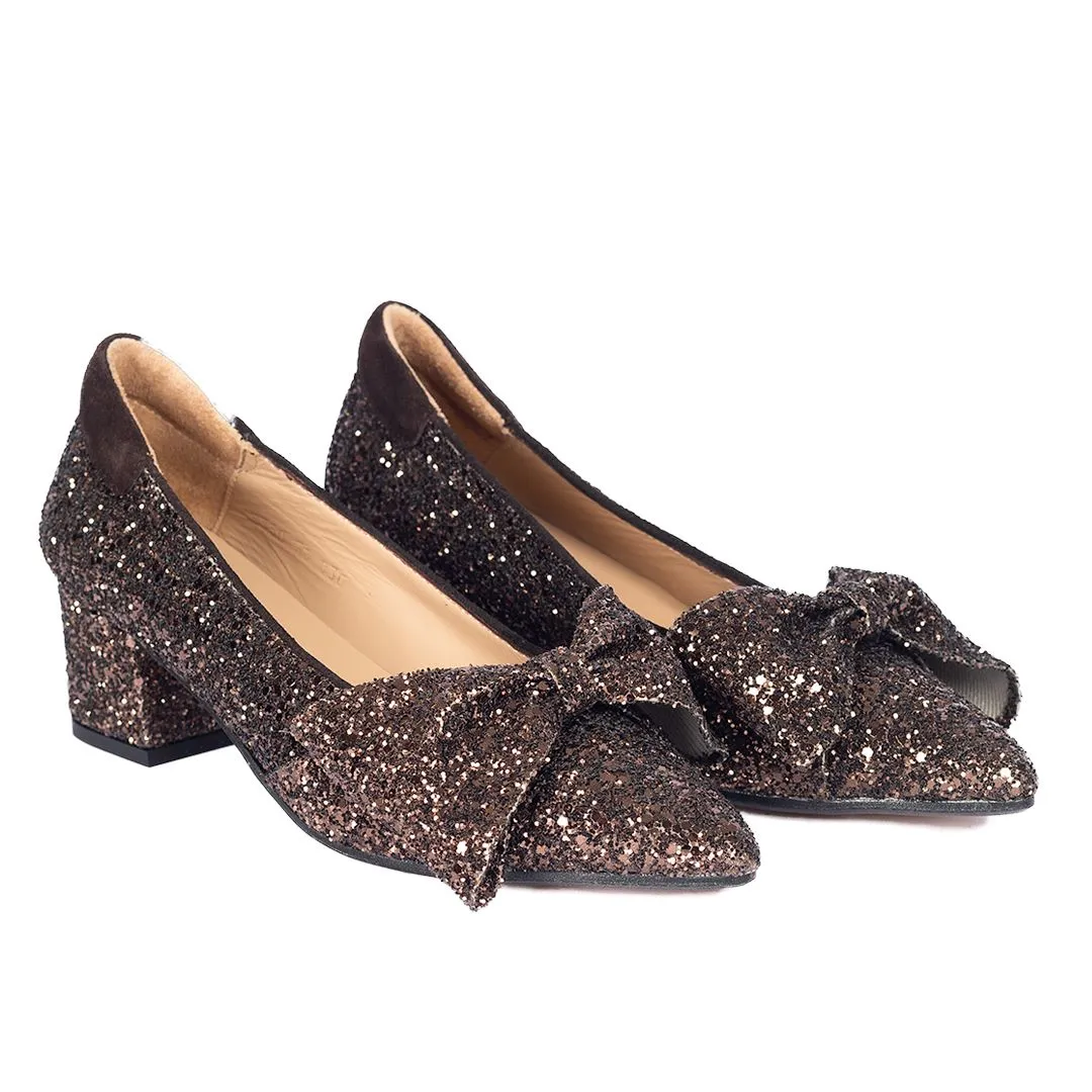 Angulus - 1550-104 - 2487/2193 Brown Glitter/Dark Brown