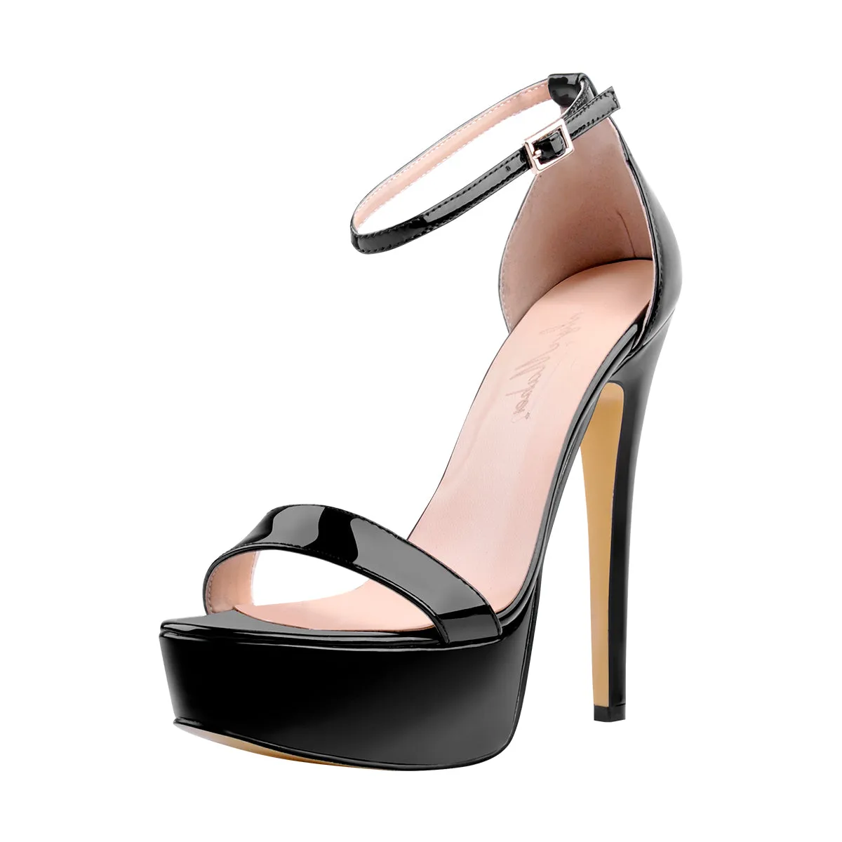 Ankle Strap Platform Stiletto Single Band Sandals