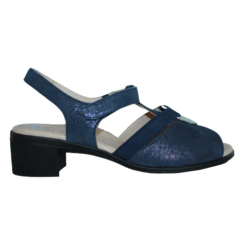 Ara Wide Fit Sandals - 35730 - Navy