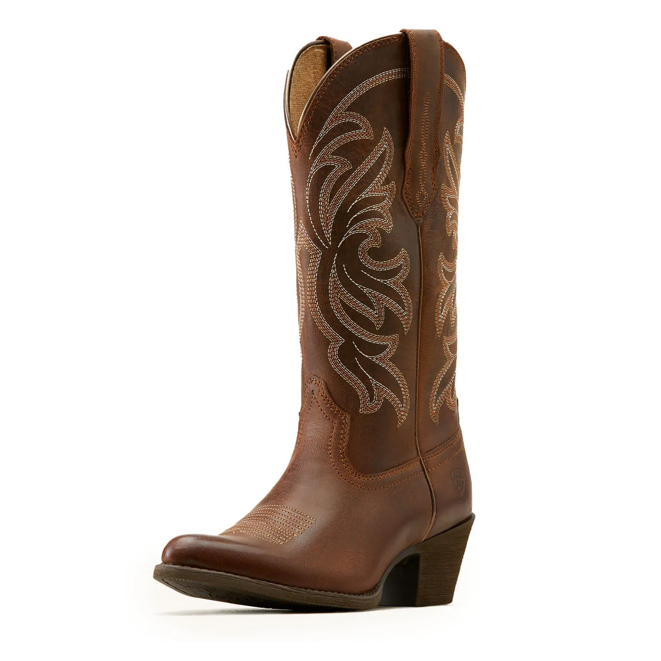 Ariat Womens Heritage J Toe Stretchfit Western Boot Sassy Brown