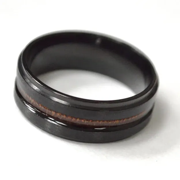 Band Blk w/brown strip