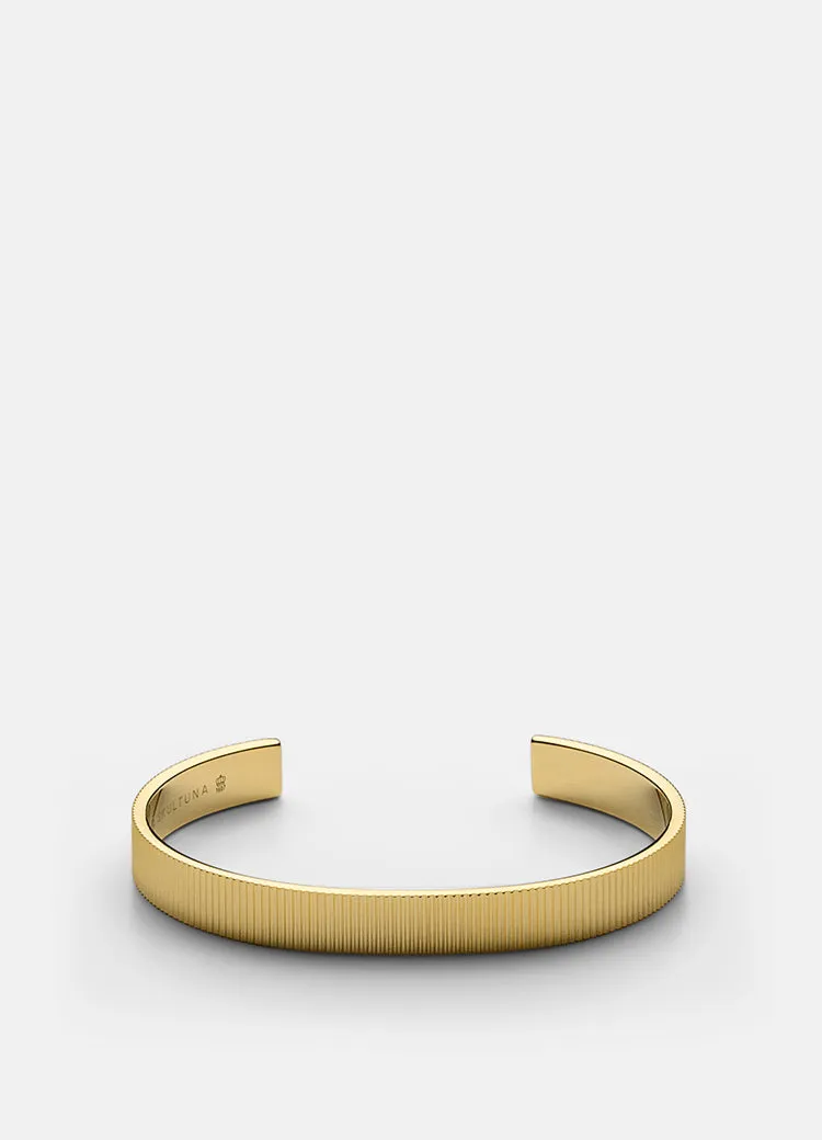 Bangle | Ribbed | Gold