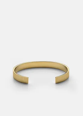 Bangle | Ribbed | Gold