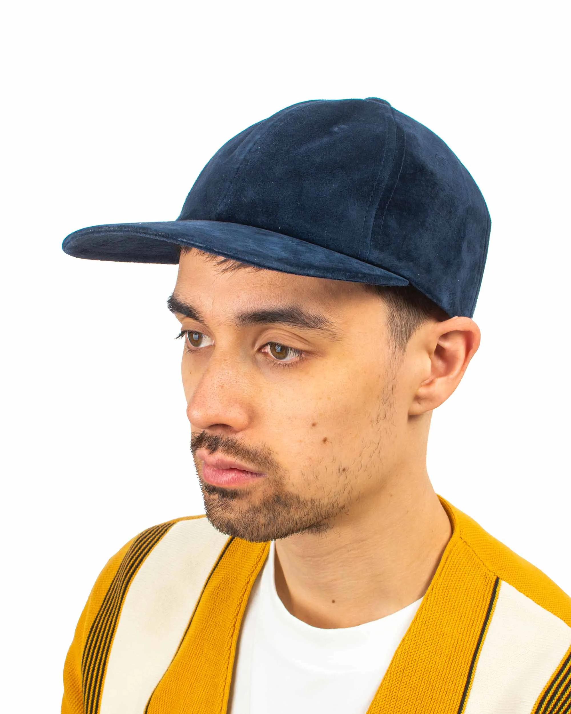 Beams Plus 6Panel Suede Navy