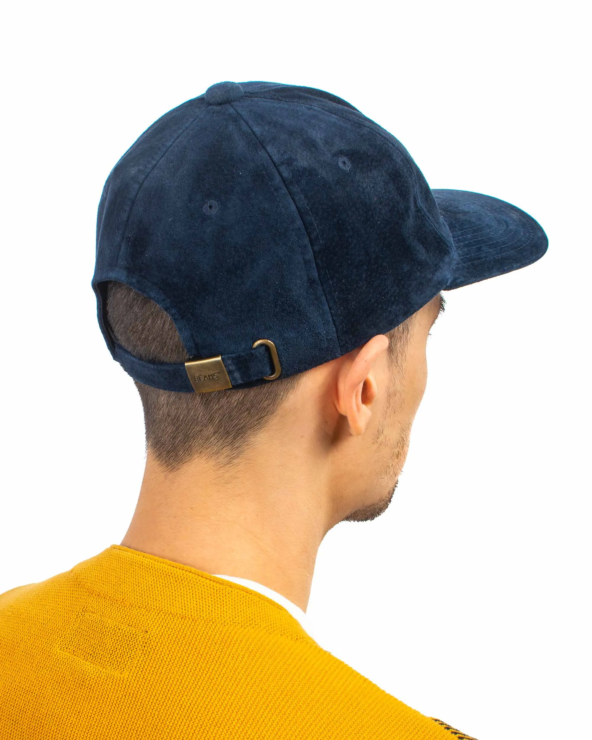 Beams Plus 6Panel Suede Navy