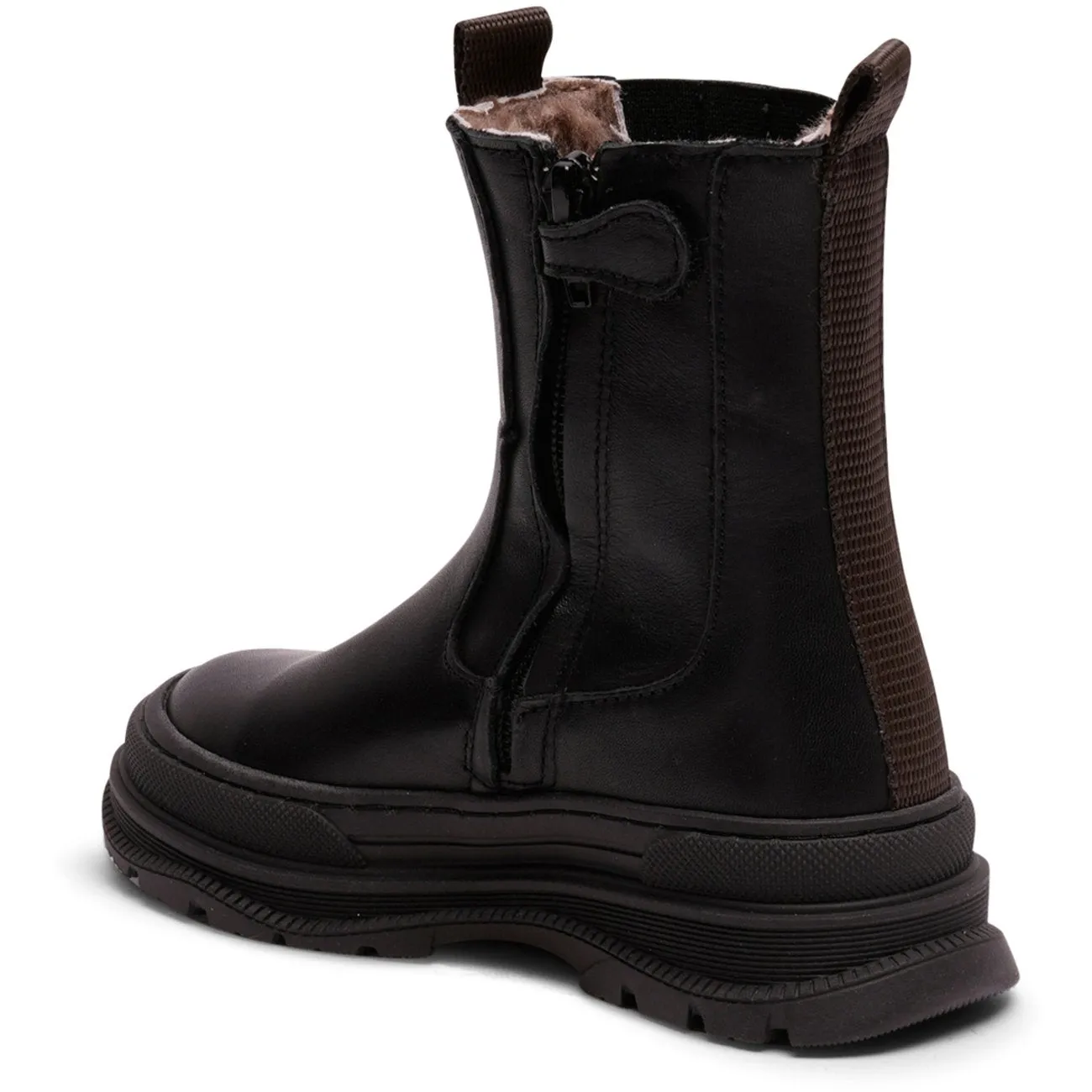 Black Bisgaard Mila Lambskin Boots for Kids