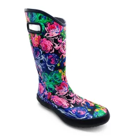 Bogs Women's Rainboot Rose Garden Rose