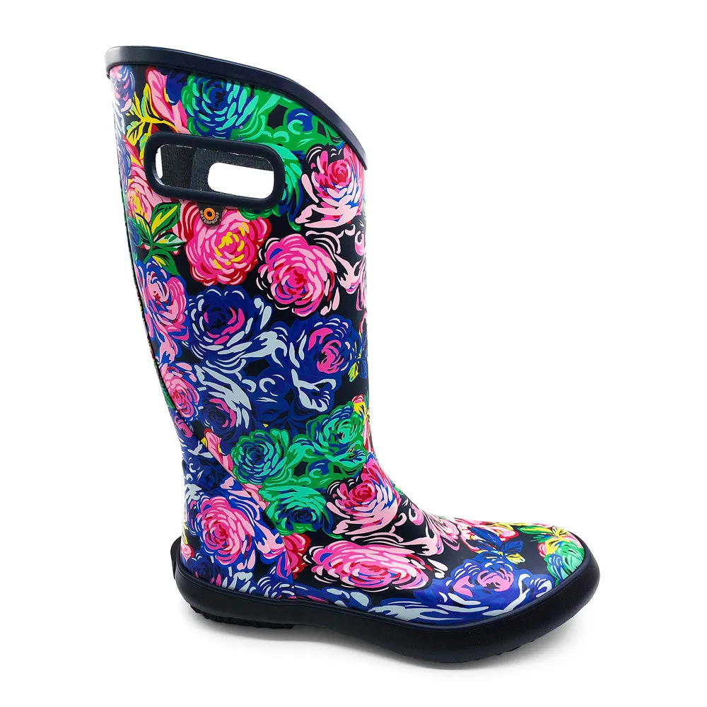 Bogs Women's Rainboot Rose Garden Rose