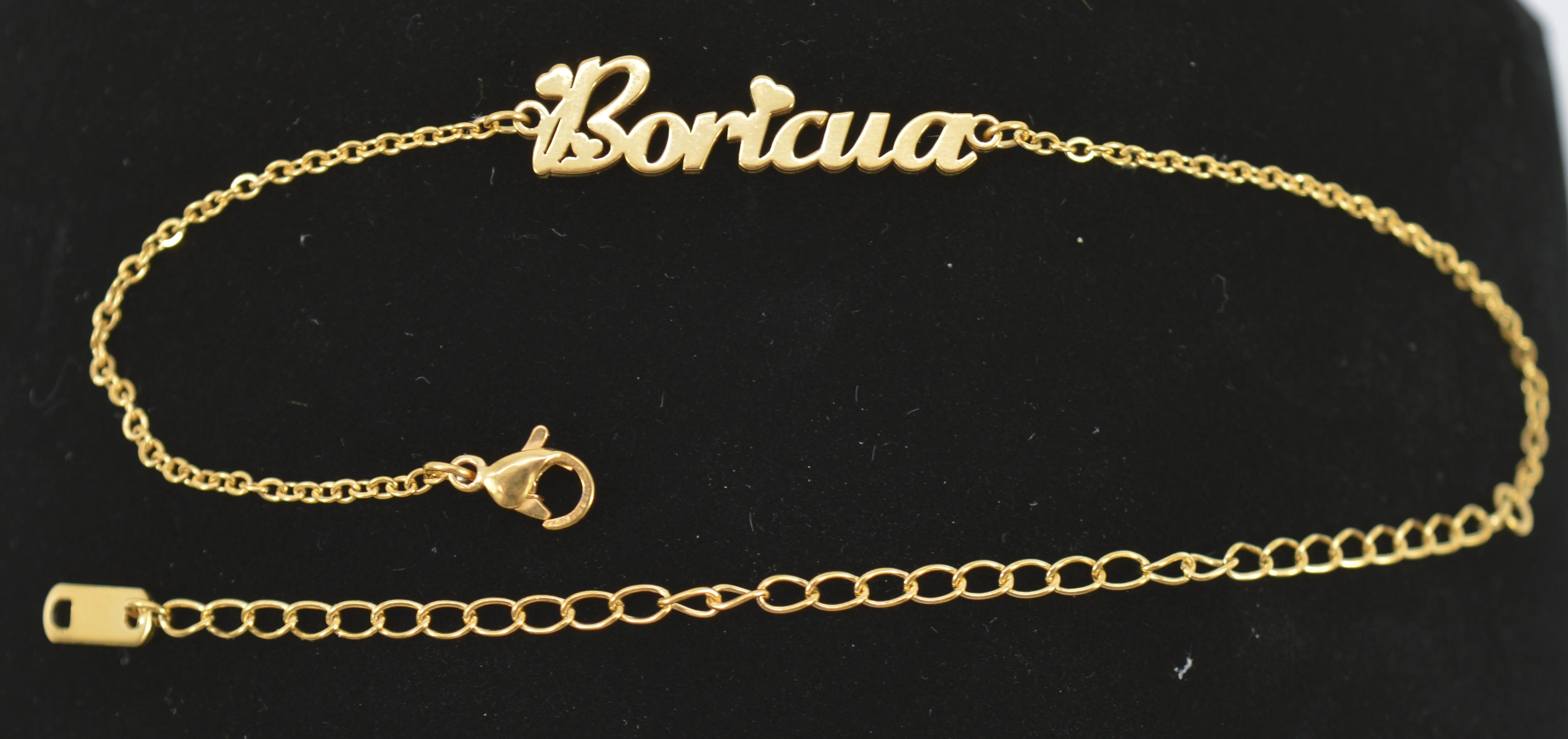 Boricua Anklet Gold