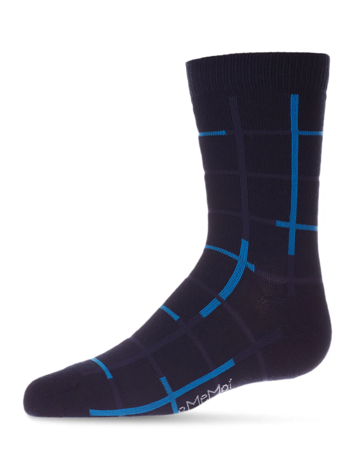 Boys' Window Pane Crew Socks