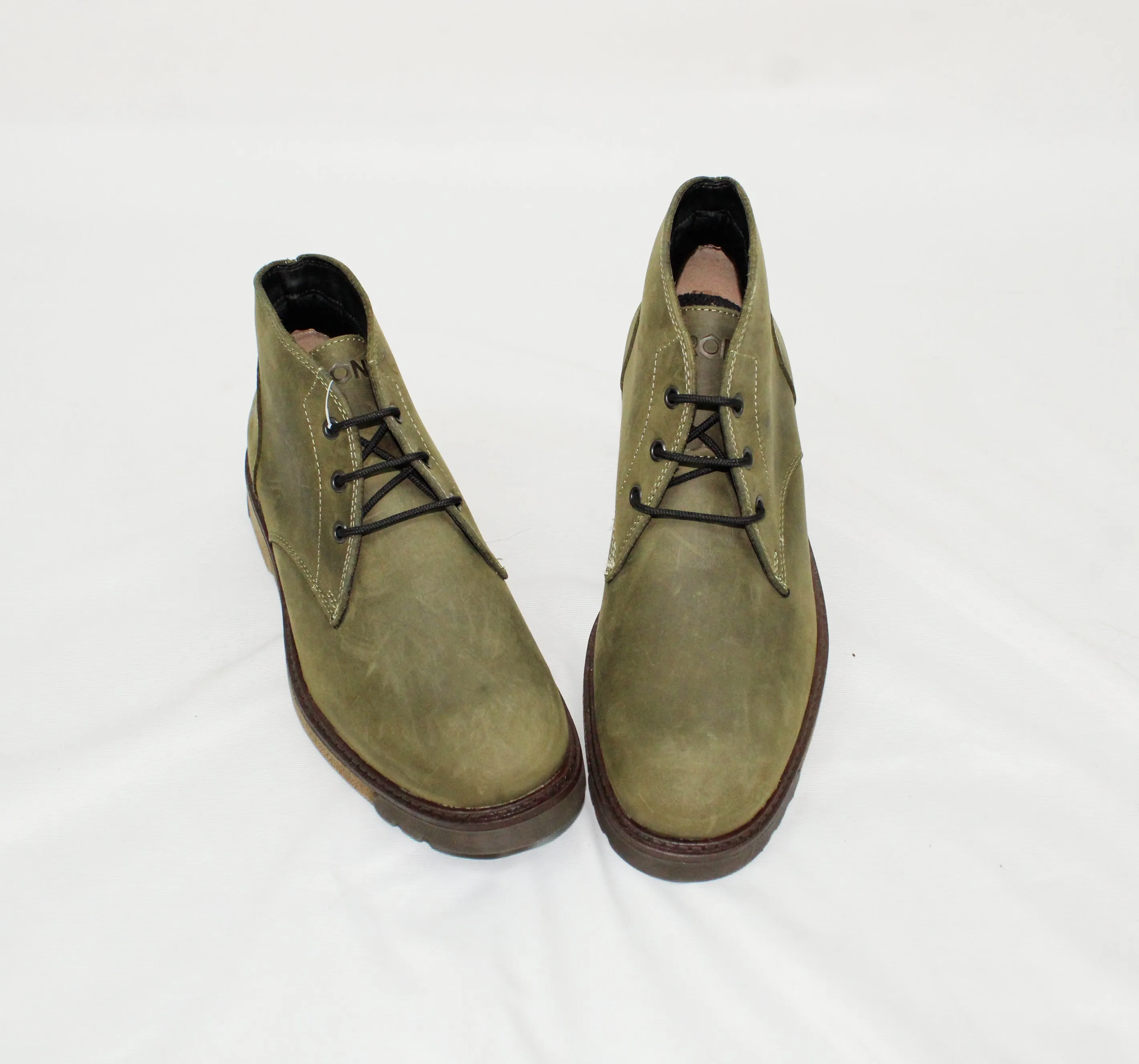 Bronx Leather  Olive San Diego Boot