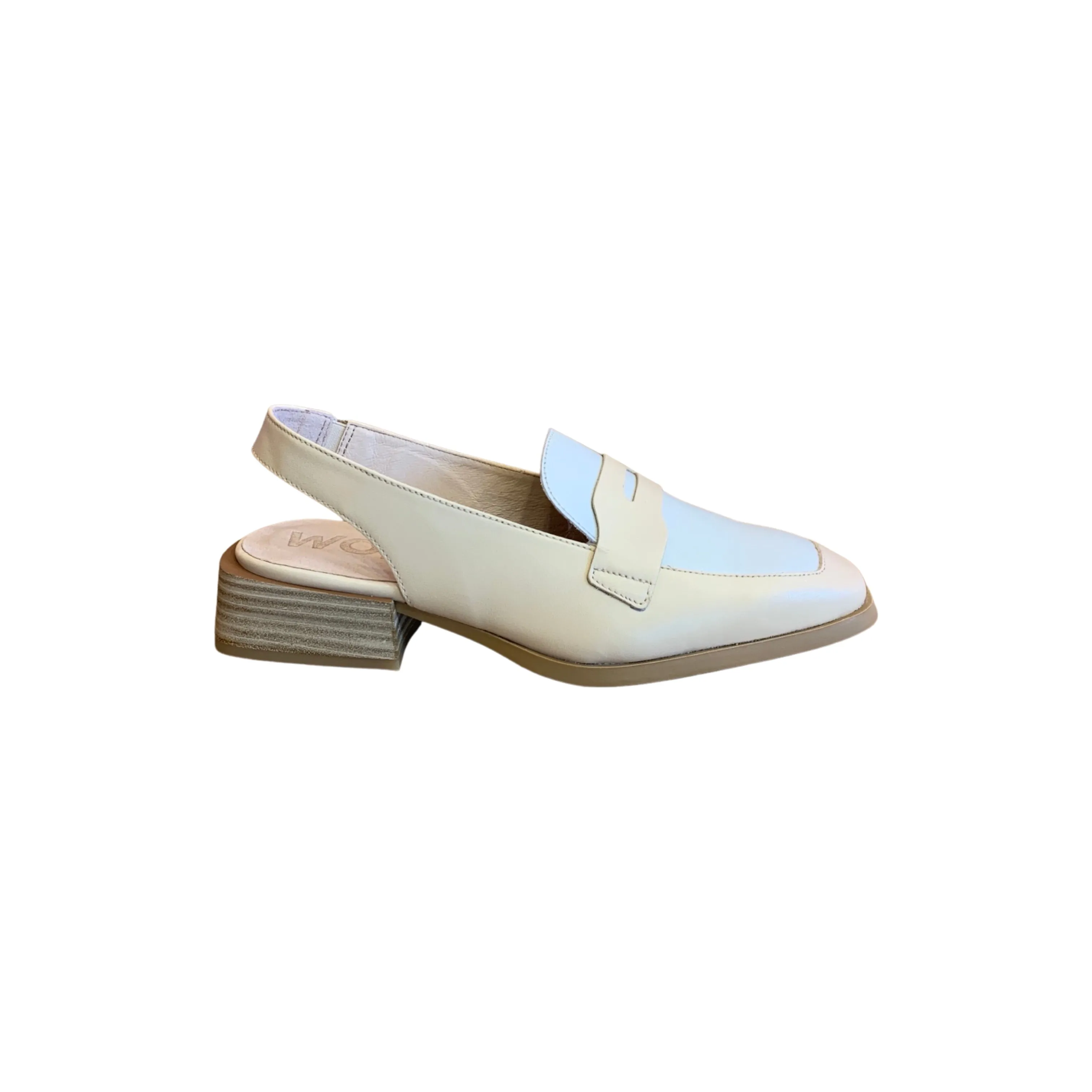 C6813 Natural/White Slingback