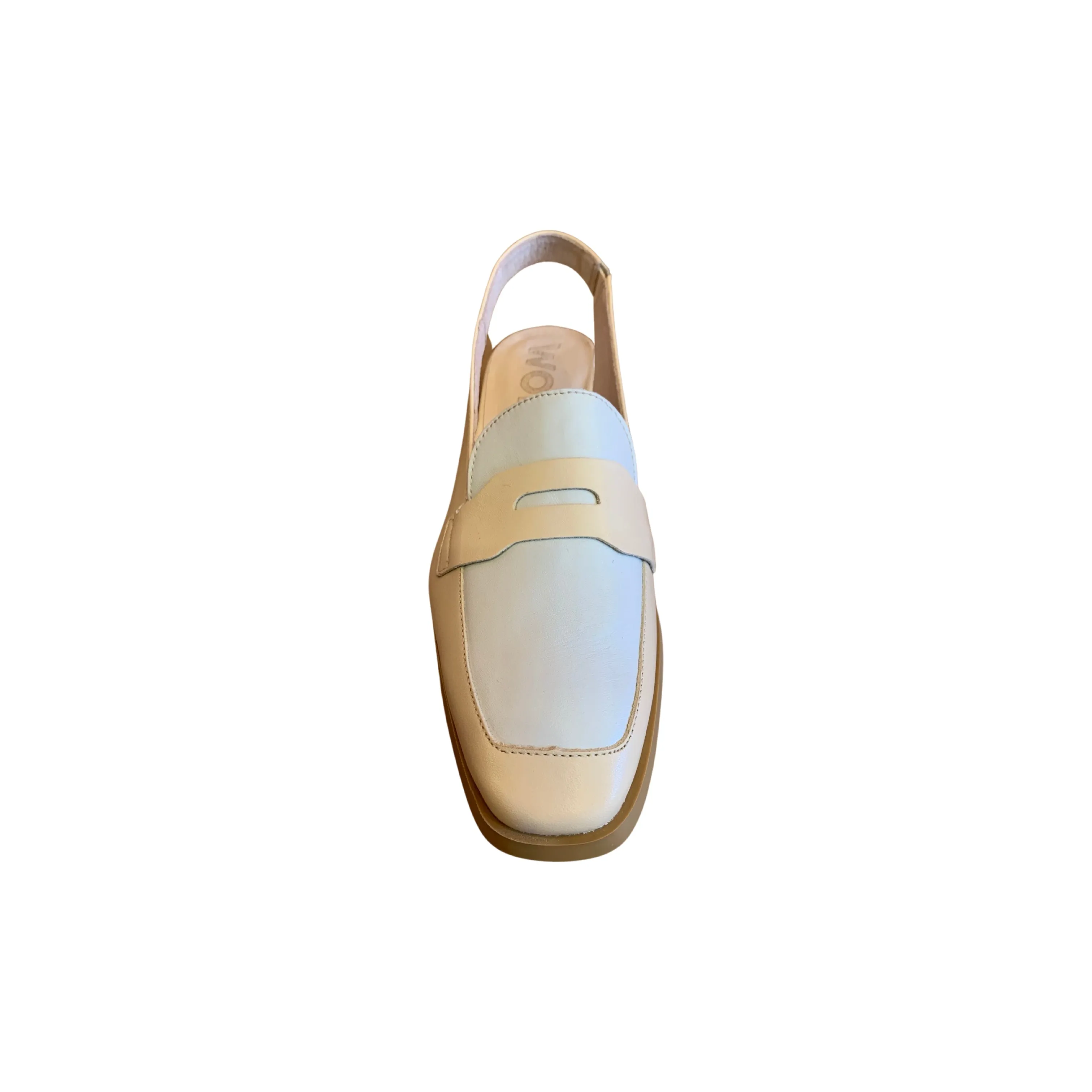 C6813 Natural/White Slingback