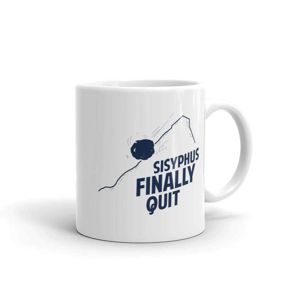 Camus - Sisyphus Finally Quit - Mug