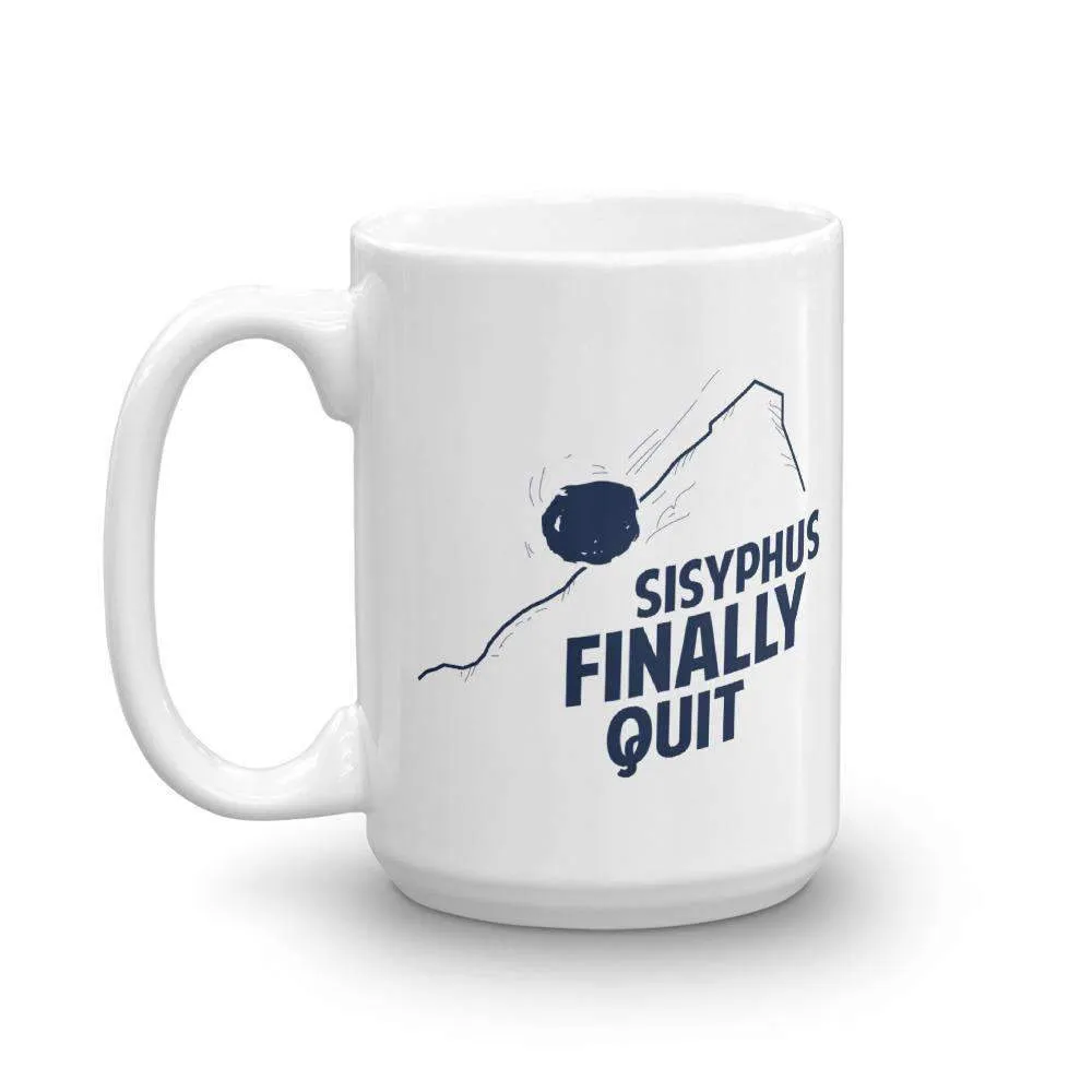 Camus - Sisyphus Finally Quit - Mug