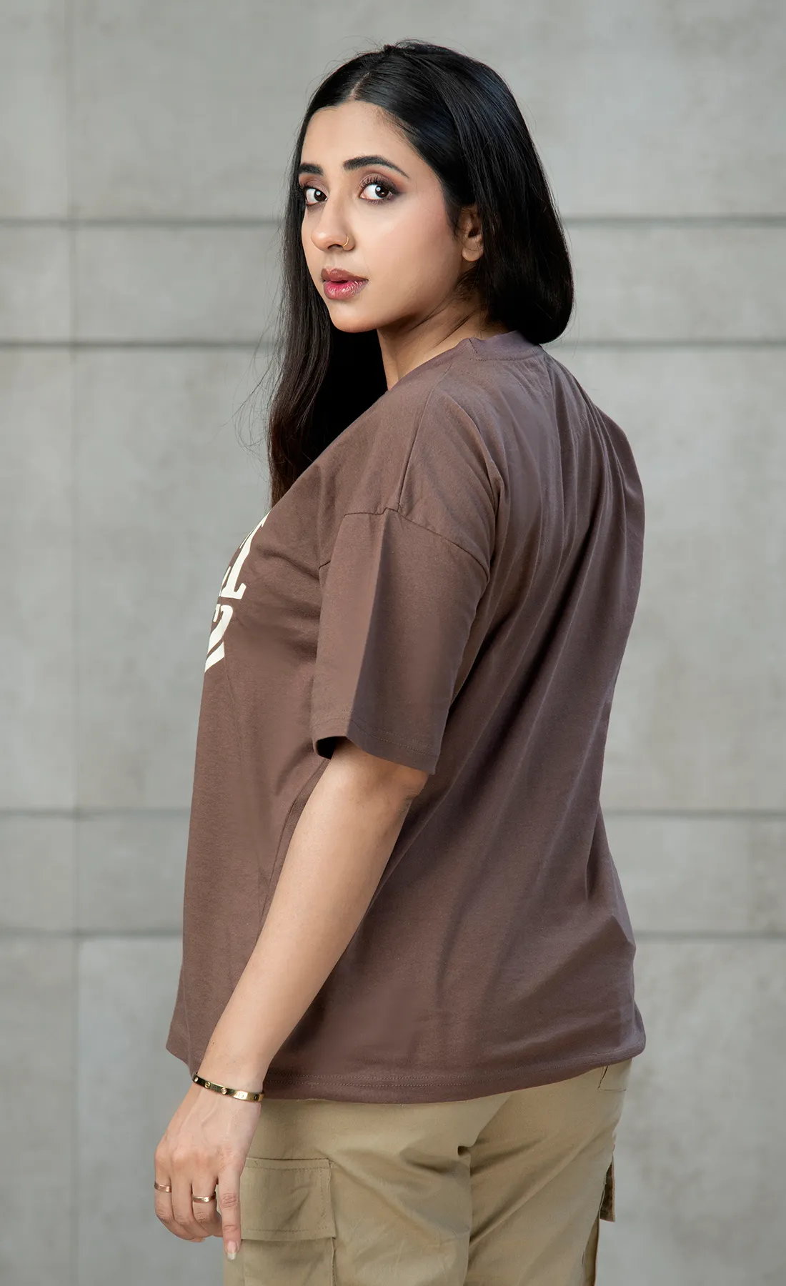 Caramel Machiato Oversized Tee