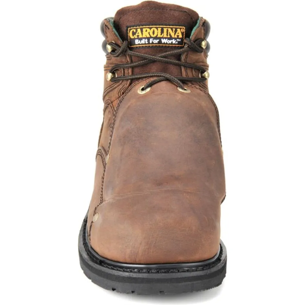 Carolina Men's Metpro Lo 6" Steel Toe Metguard Work Boot -Brown- 599