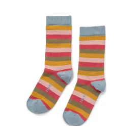 Charlotte - Organic Cotton Crew Socks - Lead