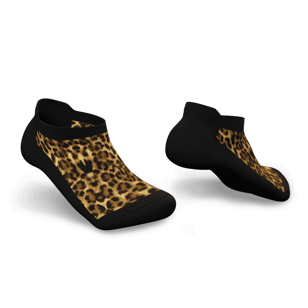 Cheetah Diabetic Ankle Socks