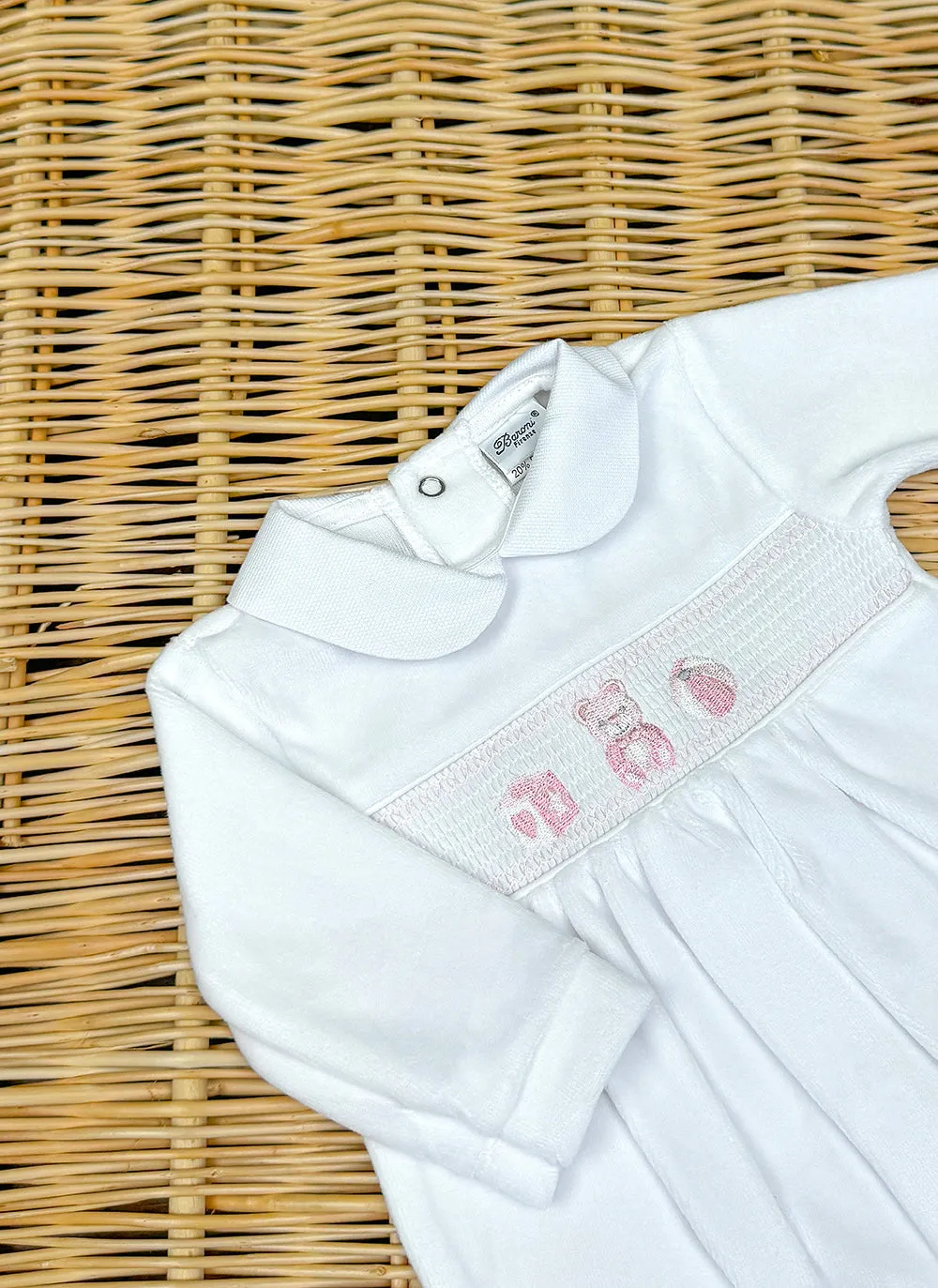 Chenille Sleepsuit Smock