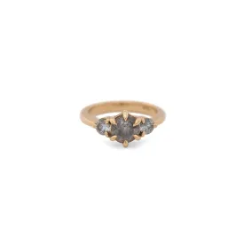 Clover - Salt and Pepper Diamond Ring