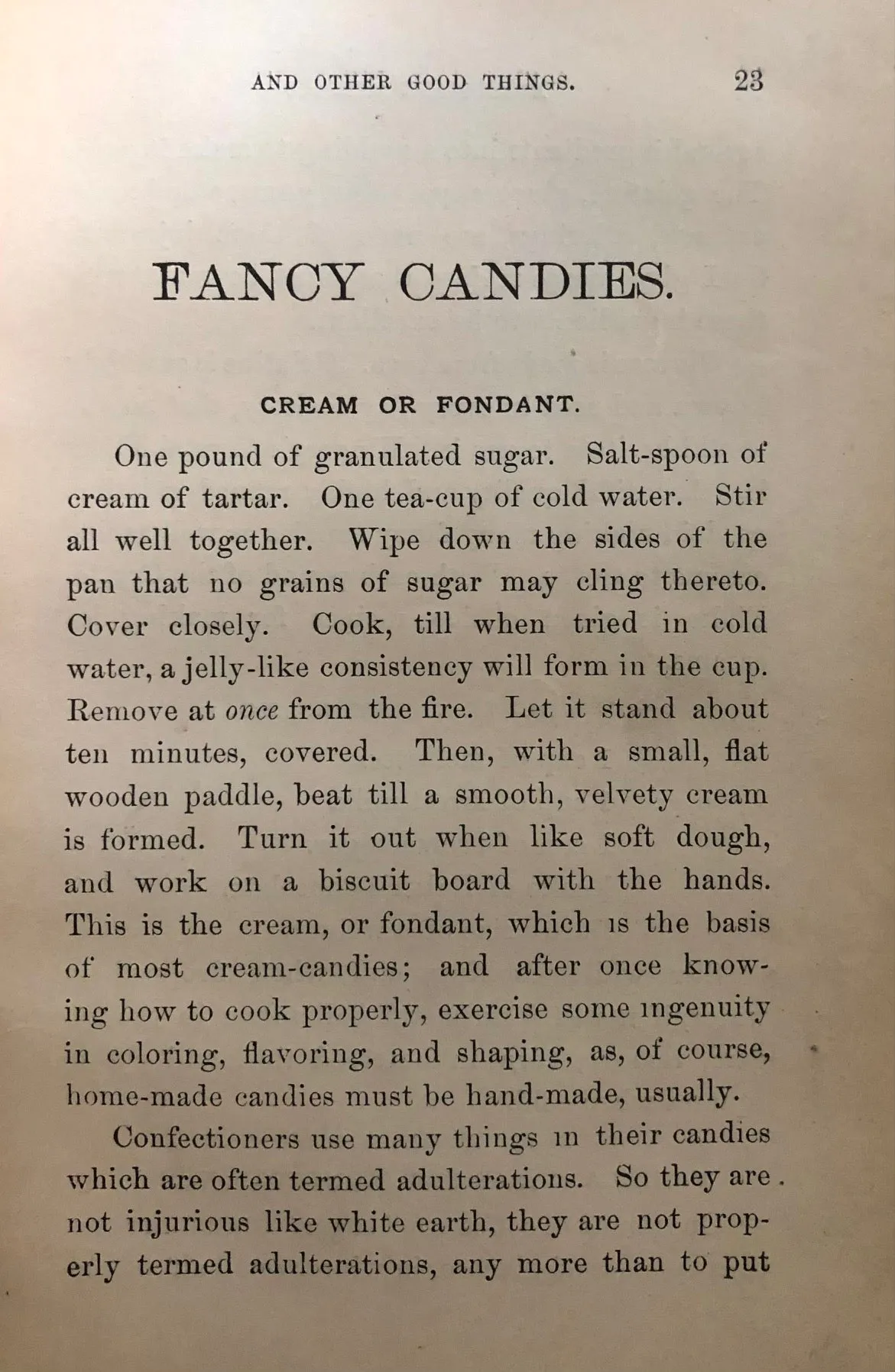 (Confectionery) Anna Martin Richardson. Home Made Candies and Other Good Things Sweet and Sour.