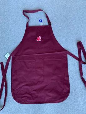 Crimson Embroidered Apron