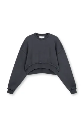 Cropped Sweatshirt Vance (Anthrazit)