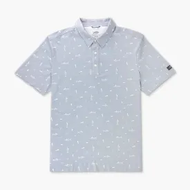 Cypress Printed Performance Polo Shirt