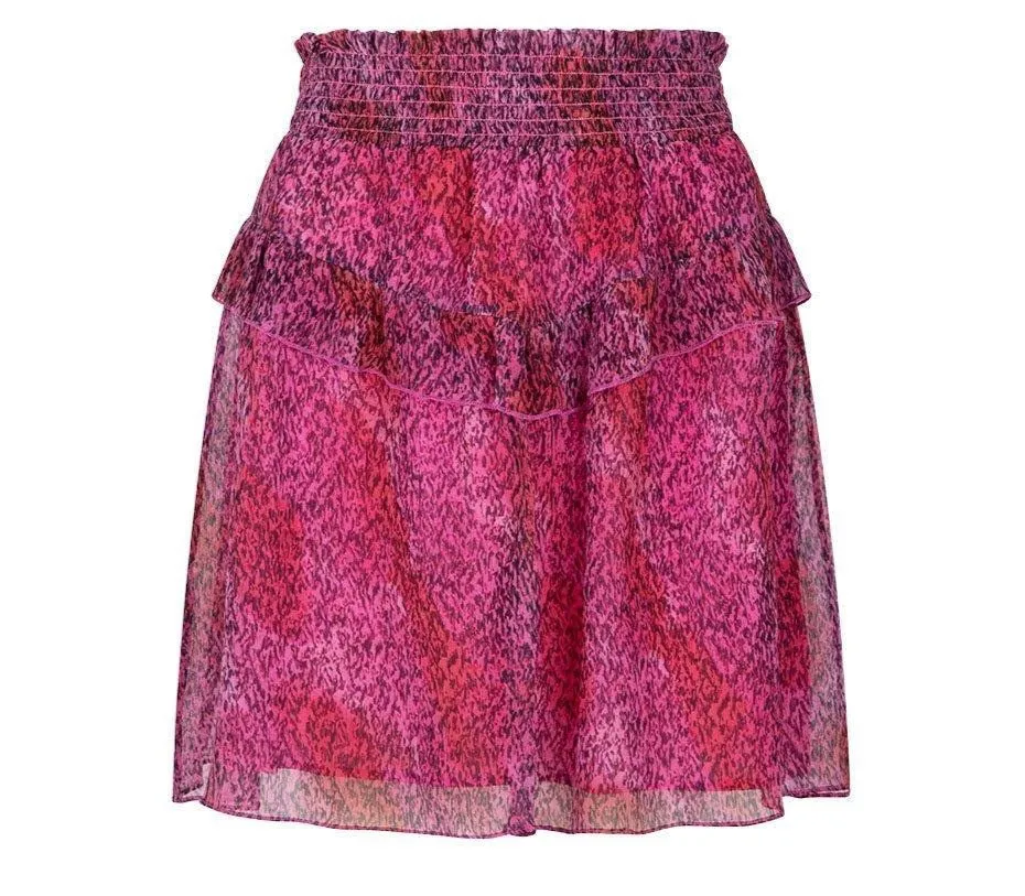 Delwin Printed Short Skirt Multicolour