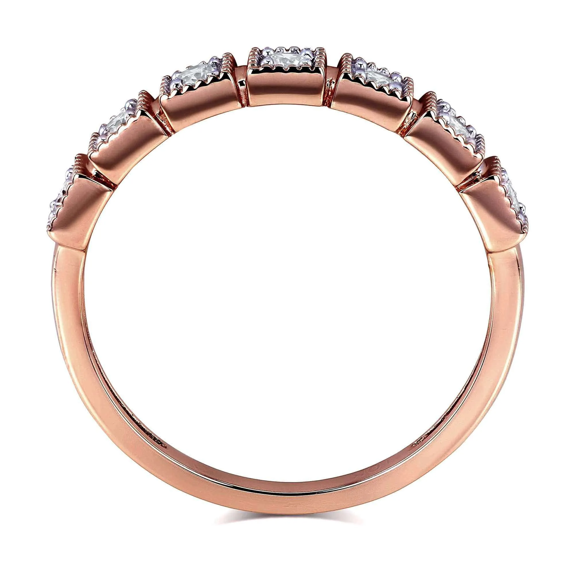 Diamond Ring 1/6ct TDW in 10k Rose Gold