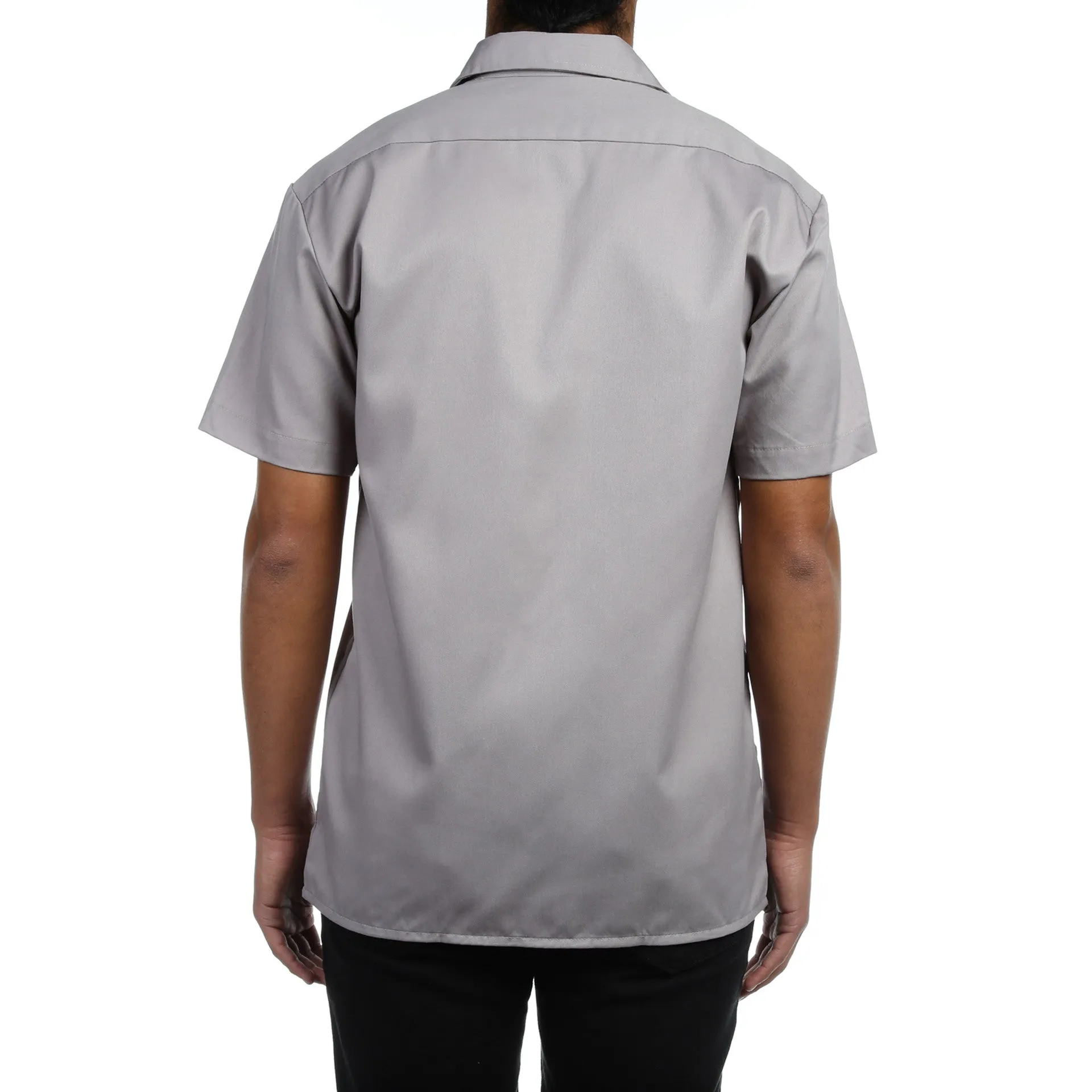 Dickies Mens S/S Work Shirt - Silver