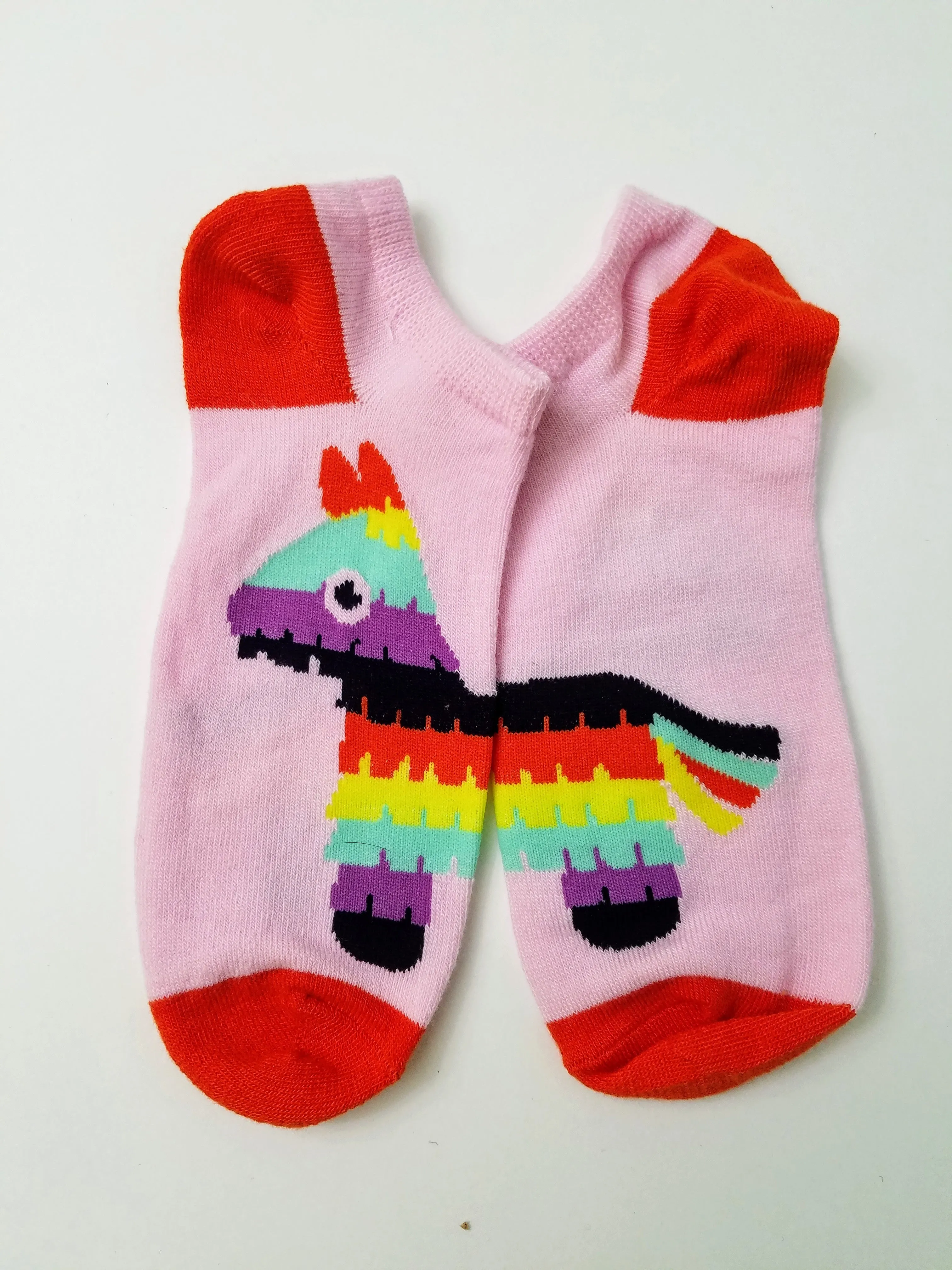 Donkey Pinata Ankle Socks