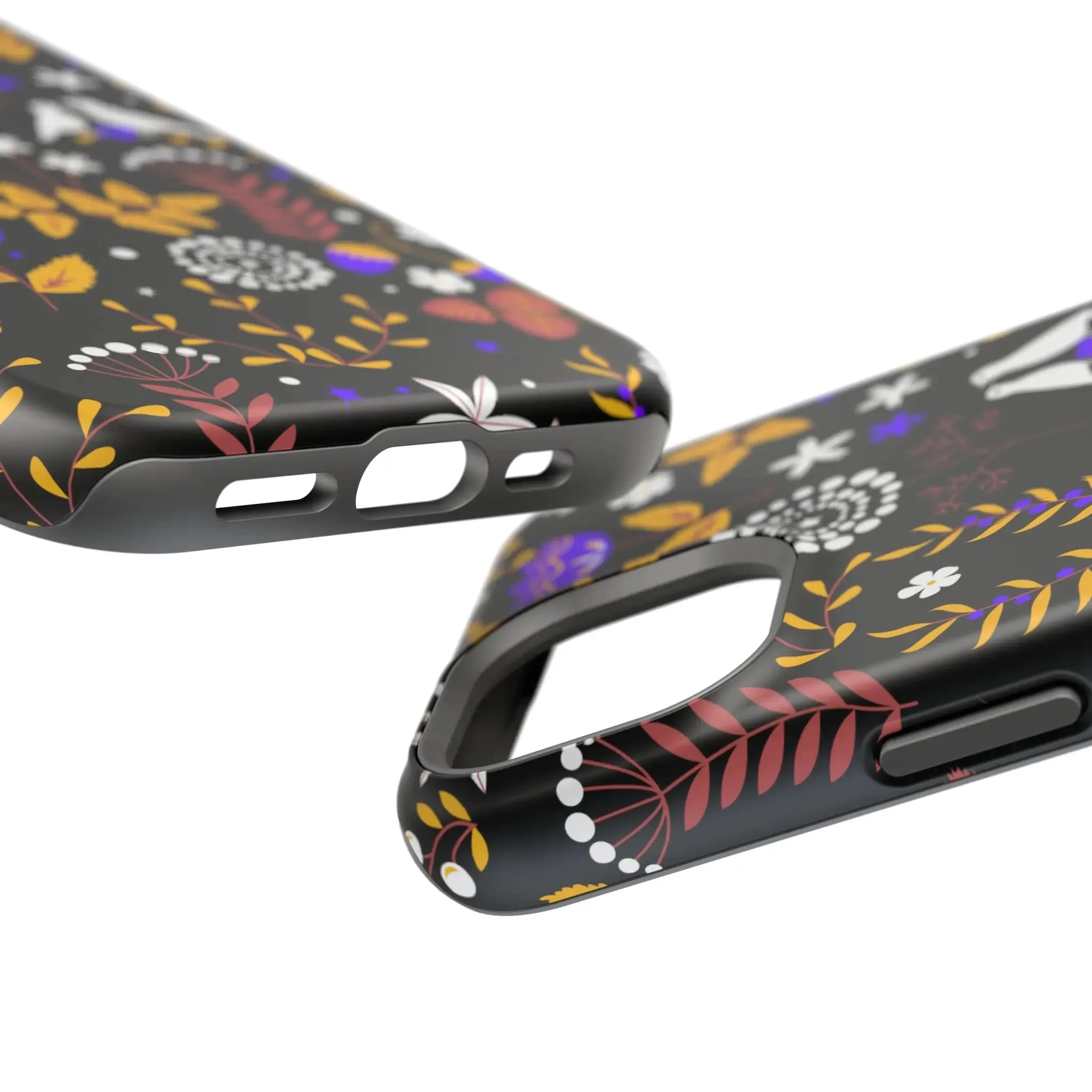 Dove Garden | Black Floral Case