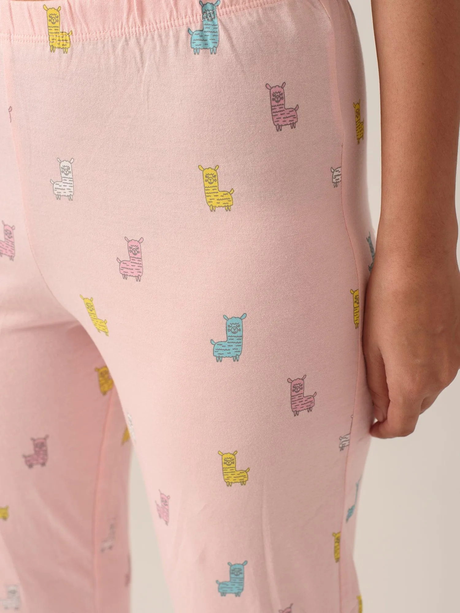 Drama Llama Printed Cotton Pyjama