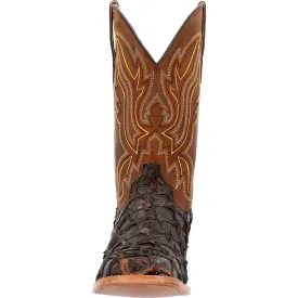 DurangoÂ Premium Exoticsâ Dark Brown Pirarucu Western Boot