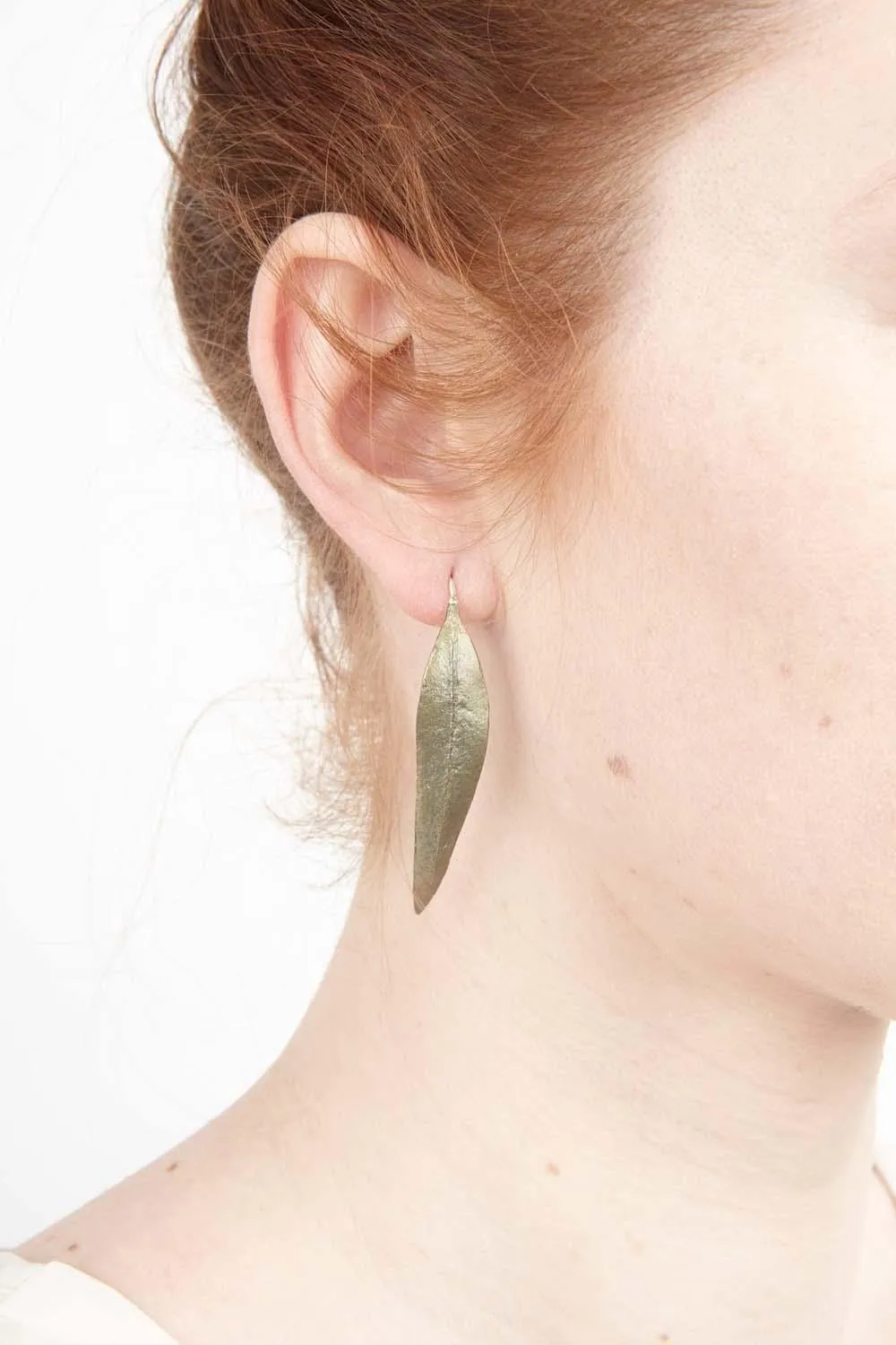 Eucalyptus Earrings - Long Leaf