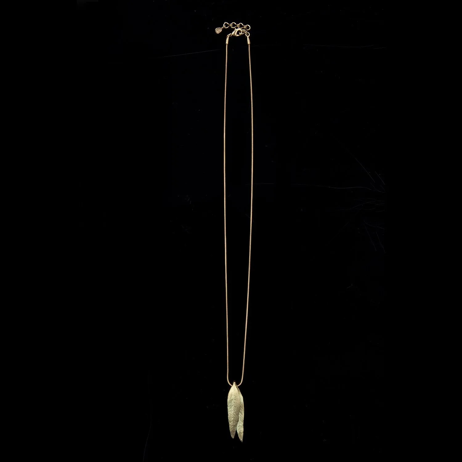 Eucalyptus Long Double Leaf Pendant