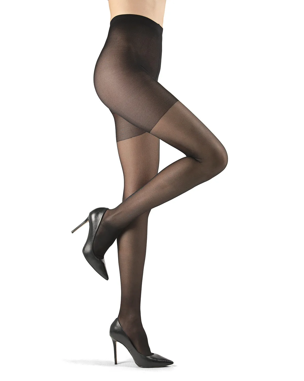 Fit & Shape Relax 20 Denier Satin Matte Pantyhose