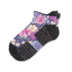 Floral Ankle Compression Socks