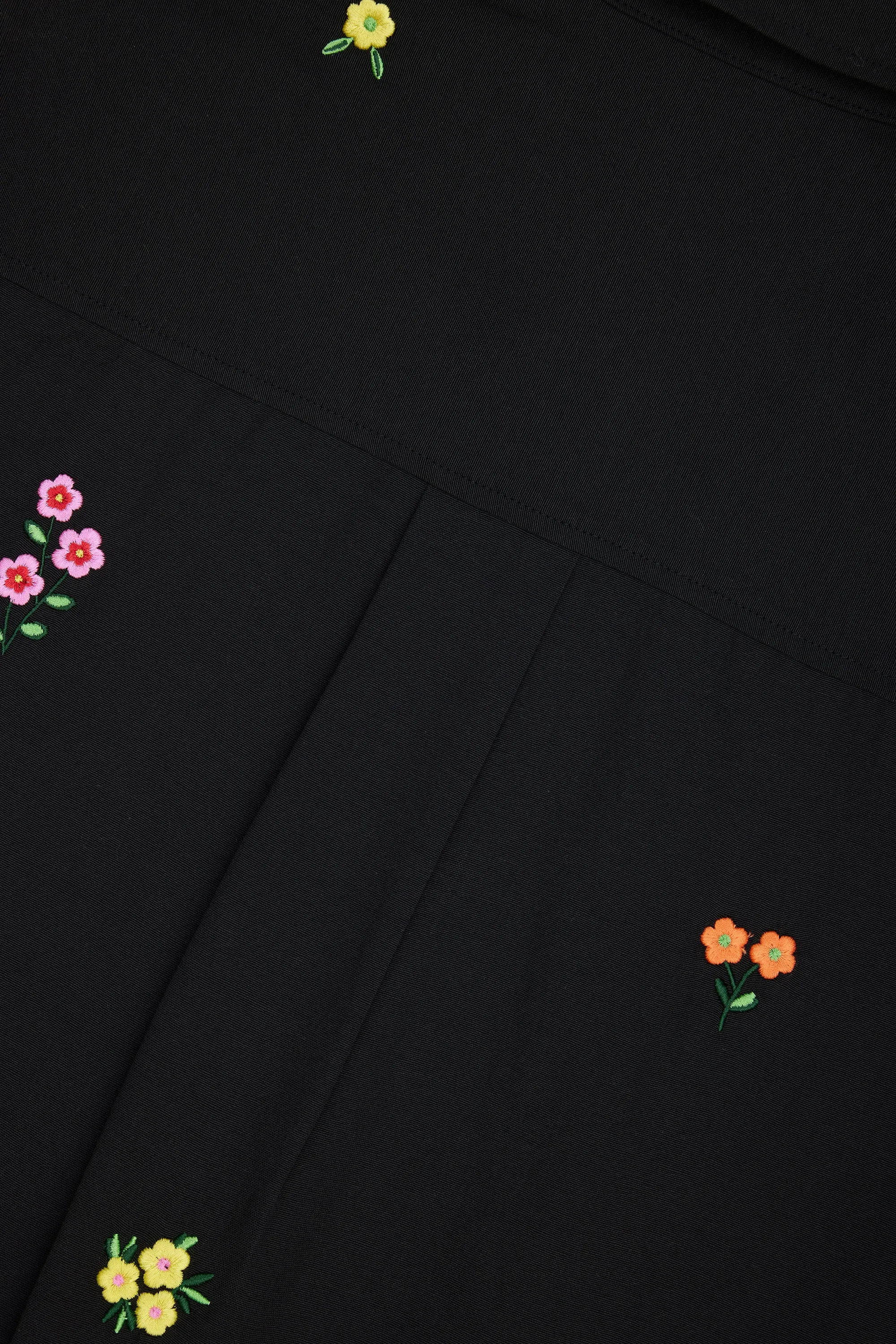 Flower Embroidery Shirt