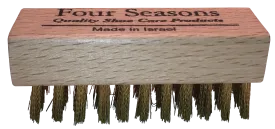 Four Seasons Brass Suede Brush